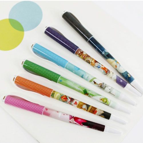 Indigo Illust. Color Ballpen Set (6 color in a set)_0.5mm