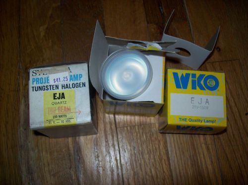 3 NOS EJA 21 V 150 WATT PROJECTOR LAMP/BULB WICO