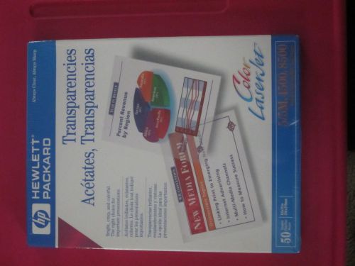 HP Transparencies (50 sheets) 8.5 x 11in Color LaserJet 5... (251736894875)