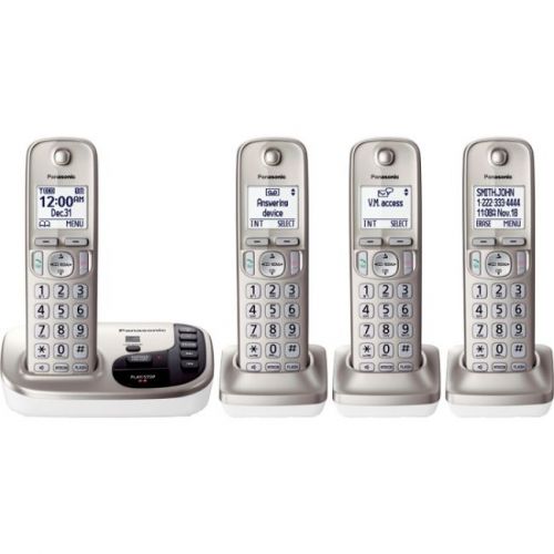 PANASONIC KX-TGD224N DECT 6.0, 4 HANDSETS, TALKING CID