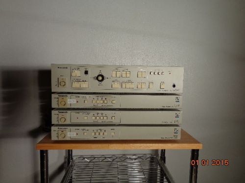 Panasonic Camera System Controller WV-CU254 / Digital Multiplexers WJ-420 Lot