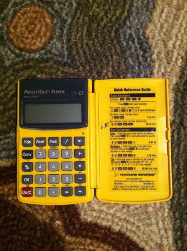 ProjectCalc Classic Model 8503 Construction Calculator Calculated Industries