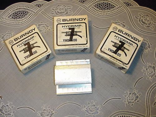 THREE (3) FCI-BURNDY YHD-400 HYCRIMP Compression Taps NEW!