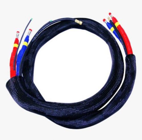 High Pressure Braided Heated Whip Hose - 1/4 inch x 10 feet