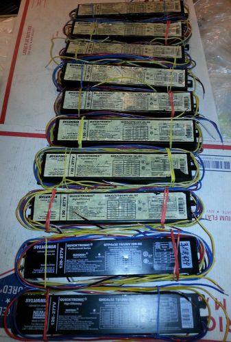 Sylvania ballasts QTP &amp; QHE 4X 32 T8  **USED** set of 10