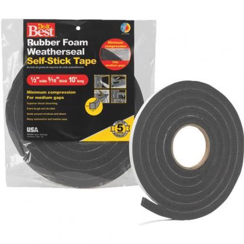 1/2X9/16&#034;X10&#039; BLK TAPE R930HDB