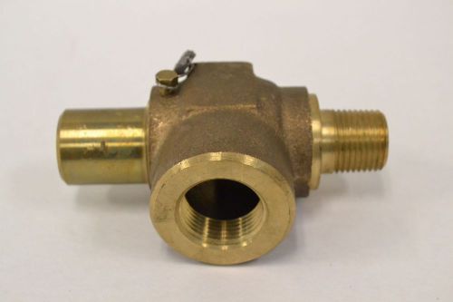 WATTS 25 PRESSURE BRASS THREADED 150PSI 1/2 IN 9.5GPM NPT RELIEF VALVE B323530