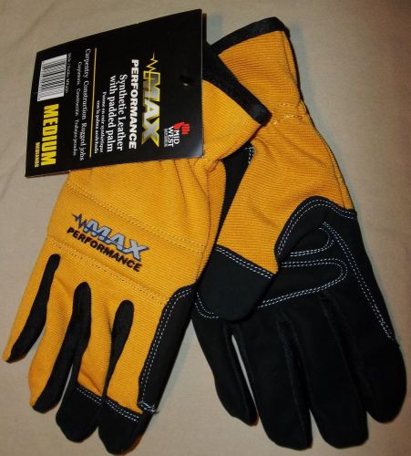 Midwest gloves - max performance glove mx450/szmed/yellow&amp;black for sale
