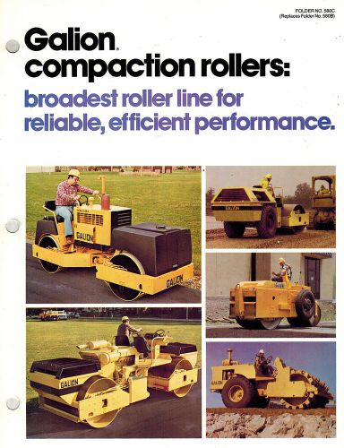 GALLION/DRESSER FULL LINE COMPACTOR-ROLLER  BROCHURE 84