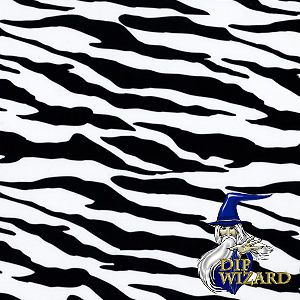 ZEBRA PRINT WATER TRANSFER HYDROGRAPHIC FILM CAMO DIP DIP WIZARD ANIMAL