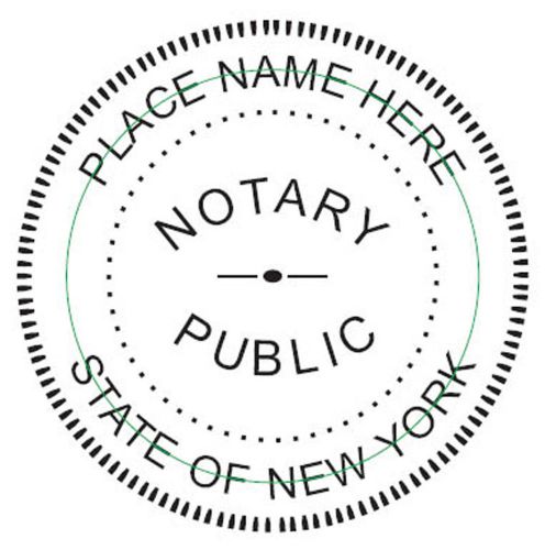For new york new round self-inking notary seal rubber stamp for sale