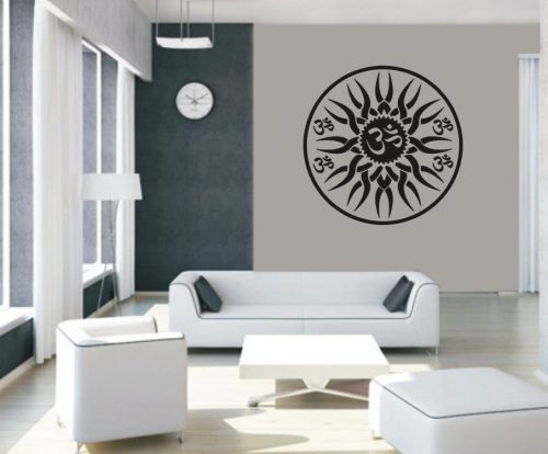 2X OM AUM Powerful Wastu Sanskrit Hinduism Vinyl Wall Sticker Decal Decor-1324 B