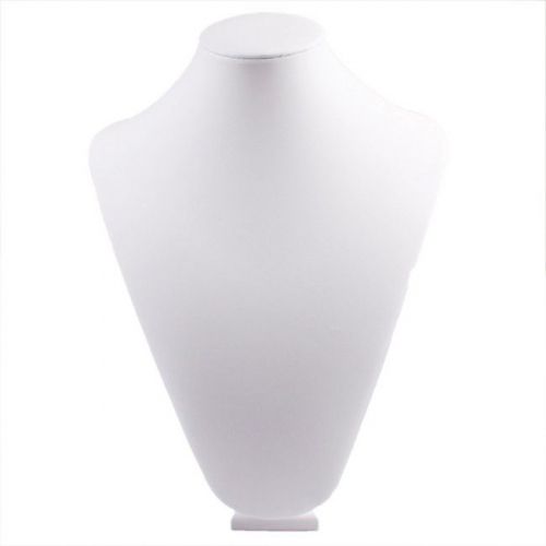 1x 132007 white mannequin jewelry wooden display stand bust holder show newest for sale