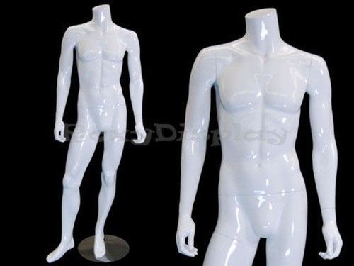 Fiberglass Male Headless Mannequin Manikin Dress Form Display #MA2BW1