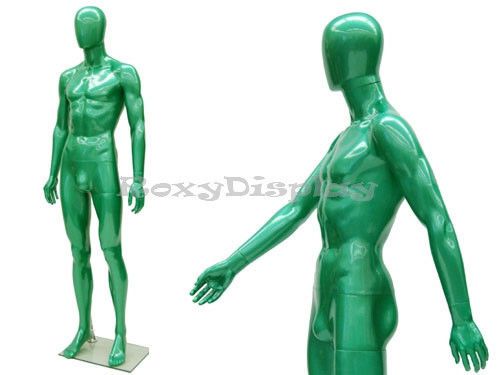 Male unbreakable egghead plastic mannequin turnable &amp; removable head ps-sm1greg for sale