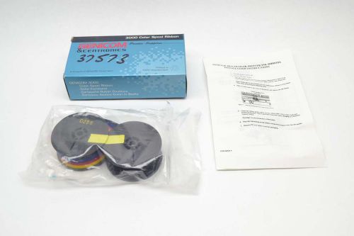 Genicom 44a504287-gii color printer spool yellow red blue black ribbon b405647 for sale