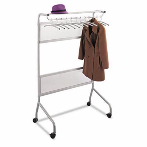 Safco impromptu garment rack, steel, gray (saf4601gr) for sale