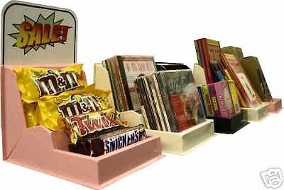 6 Multi-Purpose Retail/Store/Counter Plastic Display/Candy/Snacks/Books/CD/DVD