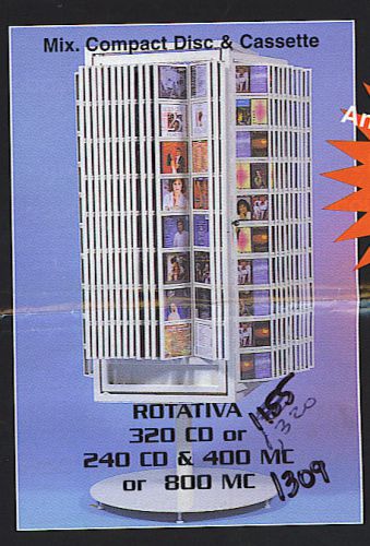 Cd security spinner display rack for sale