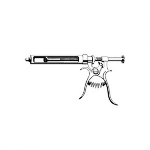 Roux Pistol Grip Heinke 30cc Syringe Cattle Sheep Swine Goat Chrome Accurate