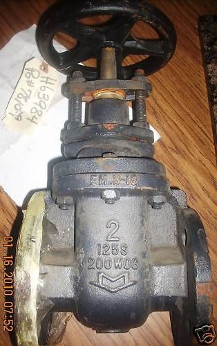 F-2882-M Milwaukee Iron  Gate Valve  125 SWP - 200 WOG Non-Shock  2 in