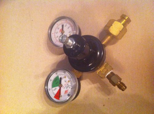 premium double guage co2 regulator