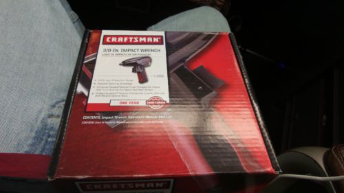 Craftsman® 3/8&#034; Pistol Grip Impact Wrench 145 FT/LB Of Torque NEW !!!!!!