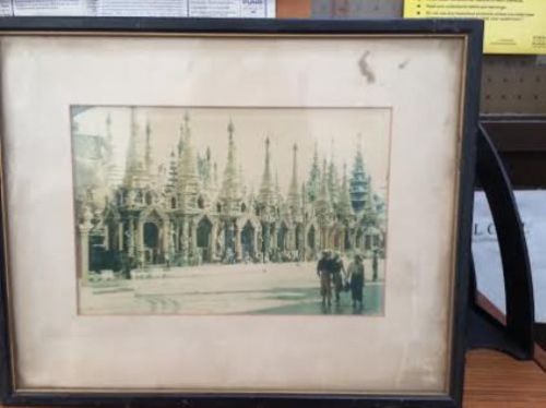 Vintage 1960s Photograph of Asian Temple