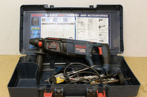 Bosch Bulldog Extreme 1 in. 11255VSR Rotary Hammer Hammer Drill with Drill Bits