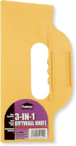 Homax, 4 pack, 10&#034; x 6&#034; x 4&#034;, triple edge drywall knife for sale