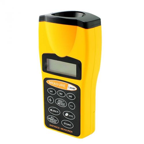 New LCD Ultrasonic Laser Point Distance Measure Feet Meter Range Measurer Tools