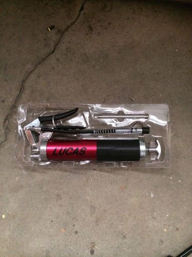 LUCAS Industrial High Pressure Grease Gun 10,500 psi NEW Switchable Hi/Low otr