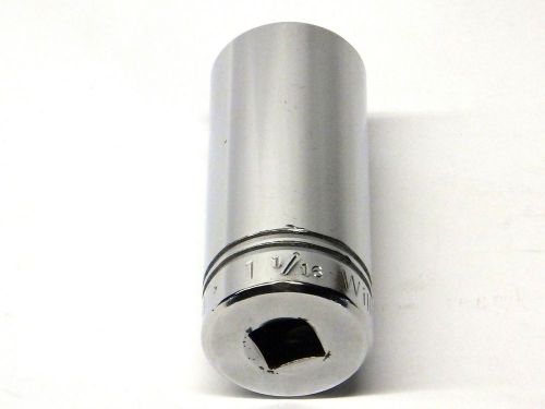 Williams 1/2&#034; Drive 1-1/16&#034; 6-point Deep Socket SD-634