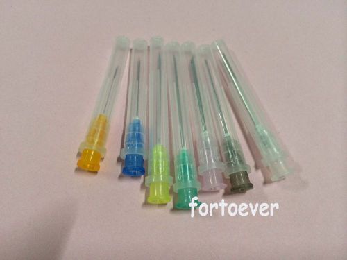 16ga-25ga 50pcs  sharp dispensing needles syringe needle tips with lid  1. avail for sale