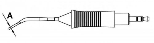 RT5 WELLER Soldering Tip Chisel 30° Bent 0,8 x 0,4 mm, 40 W FOR WMRP &amp;WXMP