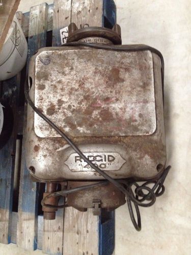 Ridgid 400 power drive pipe threader machine for sale