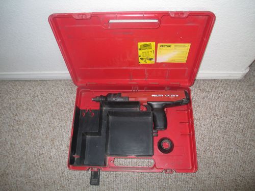 HILTI DX36M DX 36 M POWDER ACTUATED STUD NAIL GUN NAILER FASTENING TOOL