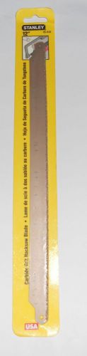 Stanley 15-412 Tungsten Carbide Grit  Hacksaw Blade 12&#034;