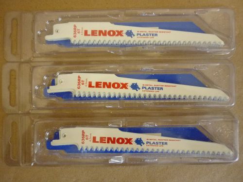 Lot Of 15 Lenox 20570-636RP 6T 6&#034; Reciprocating Saw Blade Drywall Wood Bi-Metal