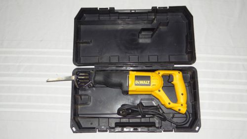 Dewalt DW304P 1 1/8&#034; Stroke 10 Amp Corded Reciprocating Saw Sawzall in Orig Case