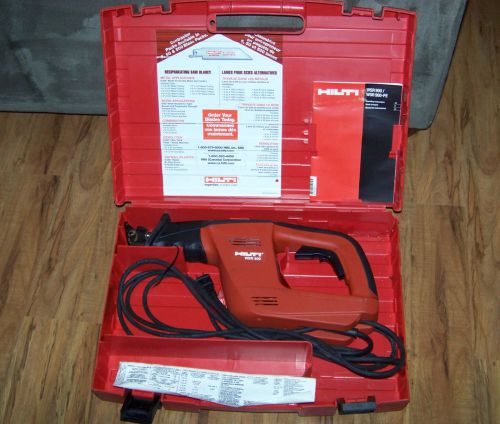 Hilti WSR 900 Reciprocating Saw Sawzaw With Case