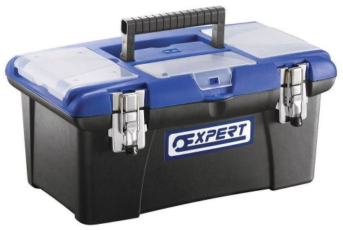 BRITOOL &#034;EXPERT&#034; 16&#034; PLASTIC TOOL BOX with Lid Storage E010304B