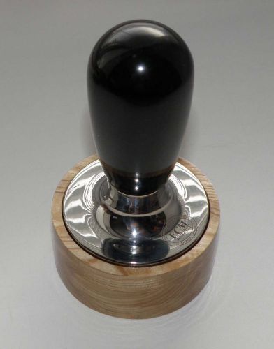 Barista professional 58mm lilac wood tamper stamper holder seat