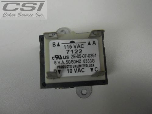 Star Mfg Transformer 115/10v 6va P# 2E-05-07-0351