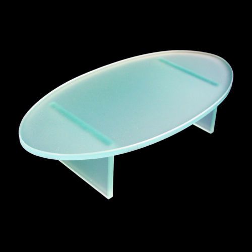 Small Oval Acrylic Pedestal/ Display Riser HU232-50