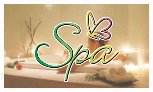 Bb050 spa beauty salon banner shop sign for sale