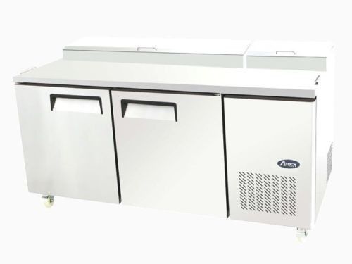 &#034;NEW&#034; ATOSA 67&#034; 2 DOOR RAISED RAIL PIZZA PREP TABLE REFRIGERATED 2YR WARRANTY