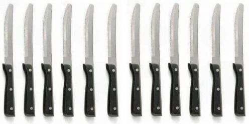 LOT OF 12 TOP QUALITY STEAK KNIVES, $98.38 List Price