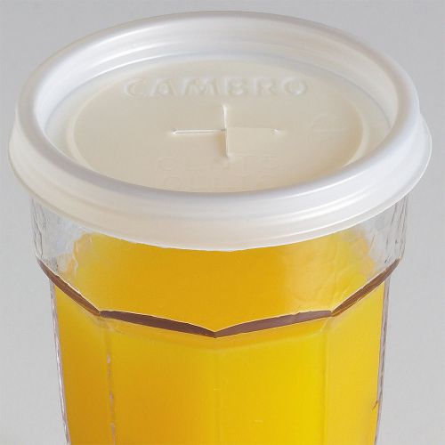 CAMBRO DISPOSABLE LID FITS 6 OZ. LAGUNA TUMBLER, 1500PK TRANSLUCENT CLLT6-190