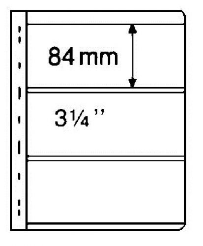 Business Stocksheets, VARIO, 3 Pocket, 2 side, BLACK, (5 Pages) (V3S)